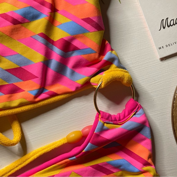 Maaji 🩷💛 Asymmetrical One Piece Swimsuit - Picture 7 of 15